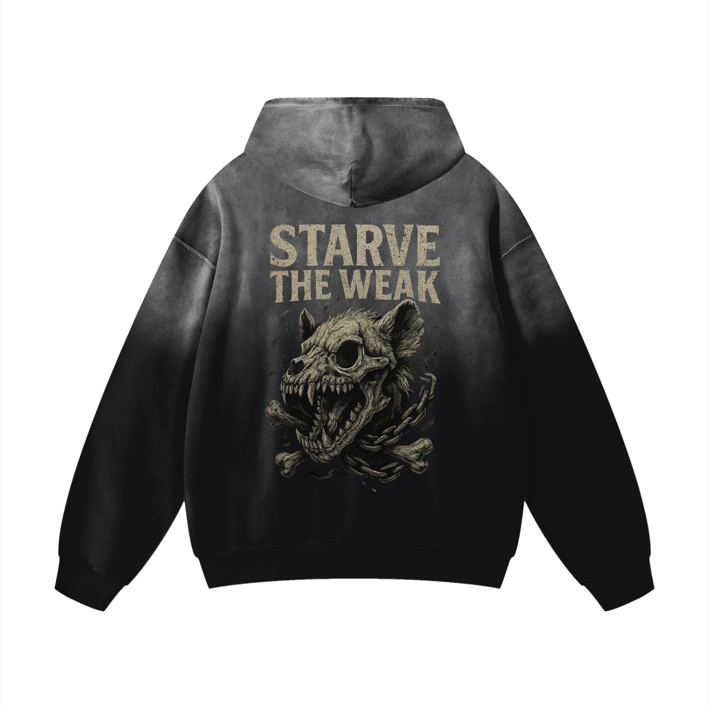 CROWNED BONES MENS HOODIE